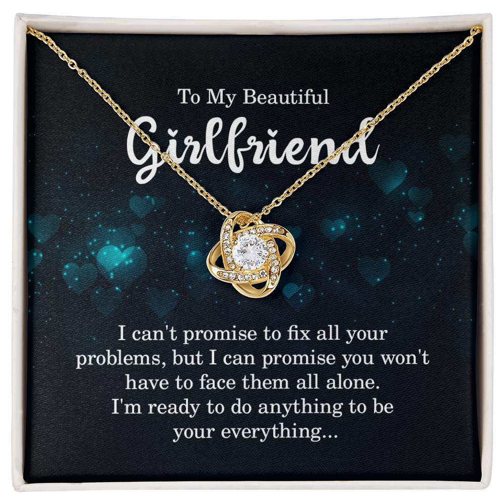 Love Knot Necklace - For Girlfriend I Can't Promise To Fix