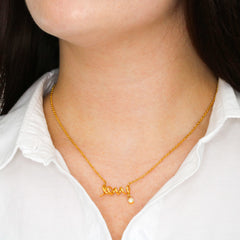 Scripted Love Necklace - For Girlfriend Whenever You Feel Inadequate