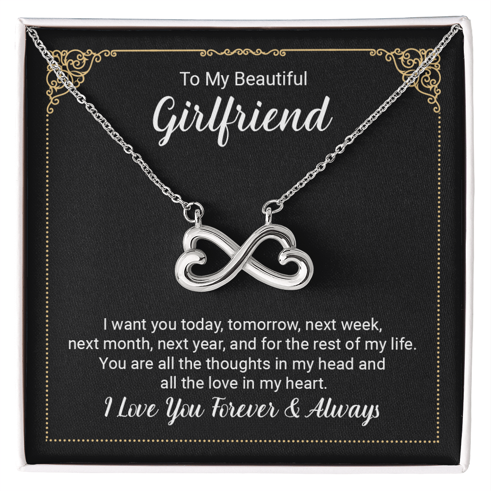 Endless Love Necklace - For Girlfriend I Want You Today