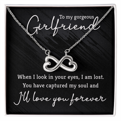 Endless Love Necklace - For Girlfriend When I Look In Your Eyes