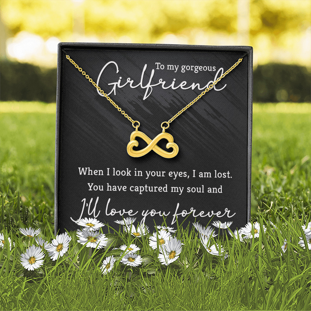 Endless Love Necklace - For Girlfriend When I Look In Your Eyes