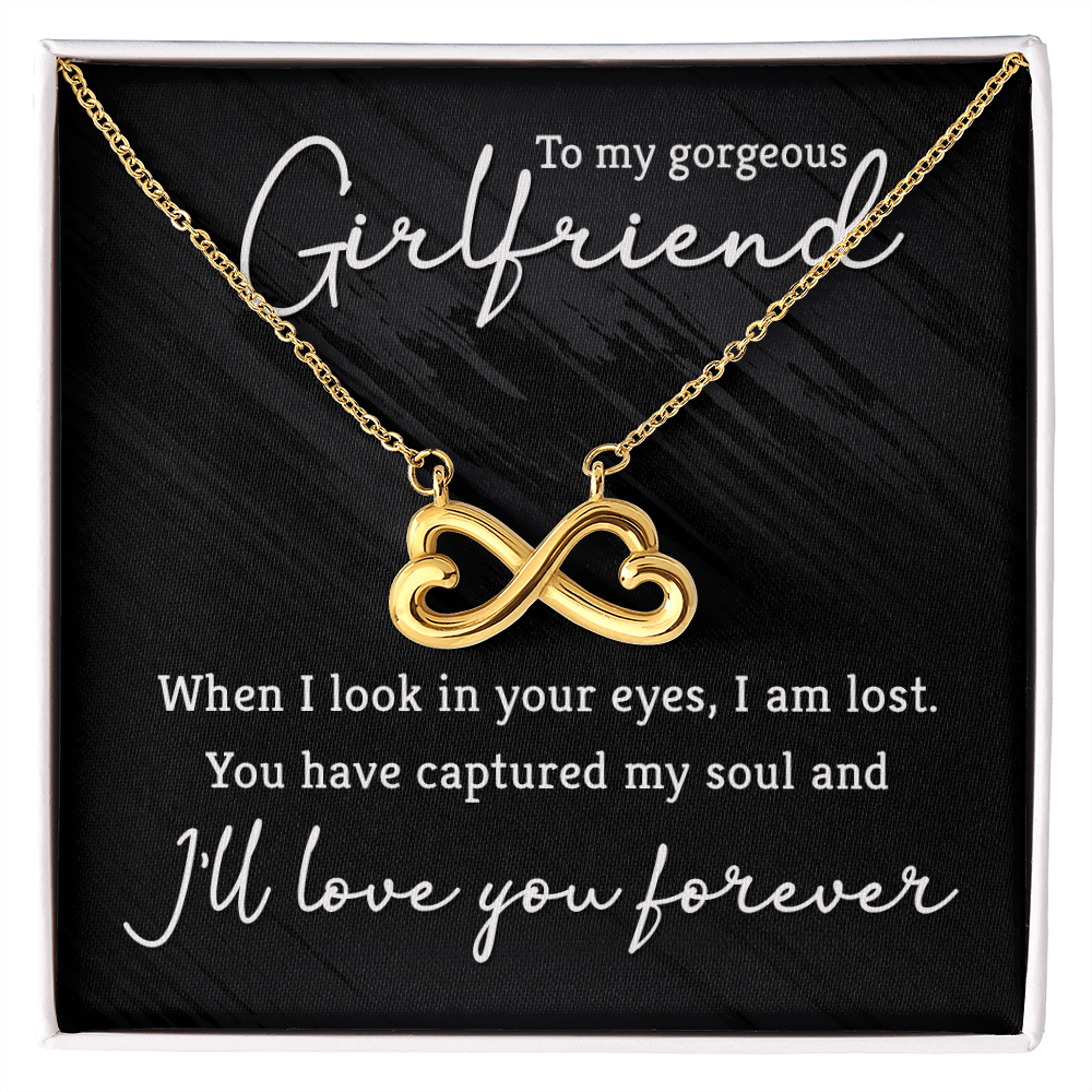 Endless Love Necklace - For Girlfriend When I Look In Your Eyes