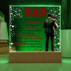 Thank You Dad - Acrylic Square