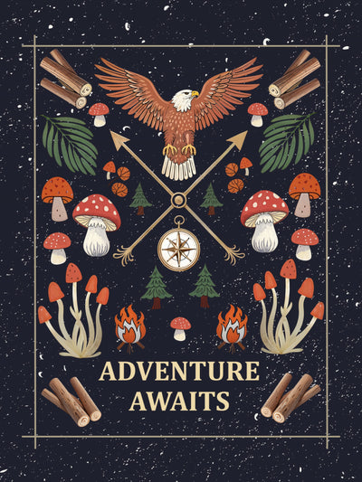 Adventure Awaits - Woven Blanket