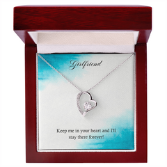 Forever Love Necklace - For Girlfriend Keep Me In Your Heart
