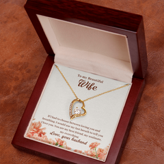 Forever Love Necklace - For Wife If I Had To Choose