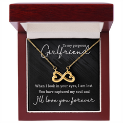 Endless Love Necklace - For Girlfriend When I Look In Your Eyes