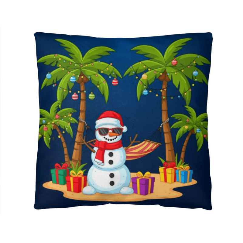 Playful Tropical Christmas Palm Tree Pillows!