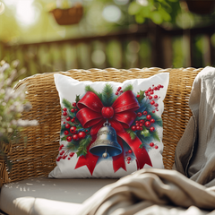 Beautiful Christmas Decorative Ribbon Pillows 2 for 1!