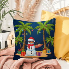 Playful Tropical Christmas Palm Tree Pillows!