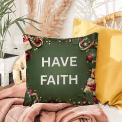 Reversible Indoor/Outdoor Pillow-2 for 1- Christmas and Anytime!