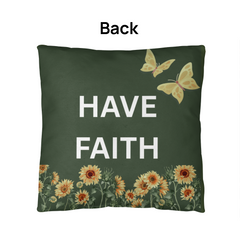 Reversible Indoor/Outdoor Pillow-2 for 1- Christmas and Anytime!