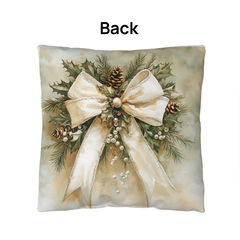 Beautiful Christmas Decorative Ribbon Pillows 2 for 1!