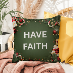 Reversible Indoor/Outdoor Pillow-2 for 1- Christmas and Anytime!