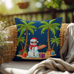 Playful Tropical Christmas Palm Tree Pillows!